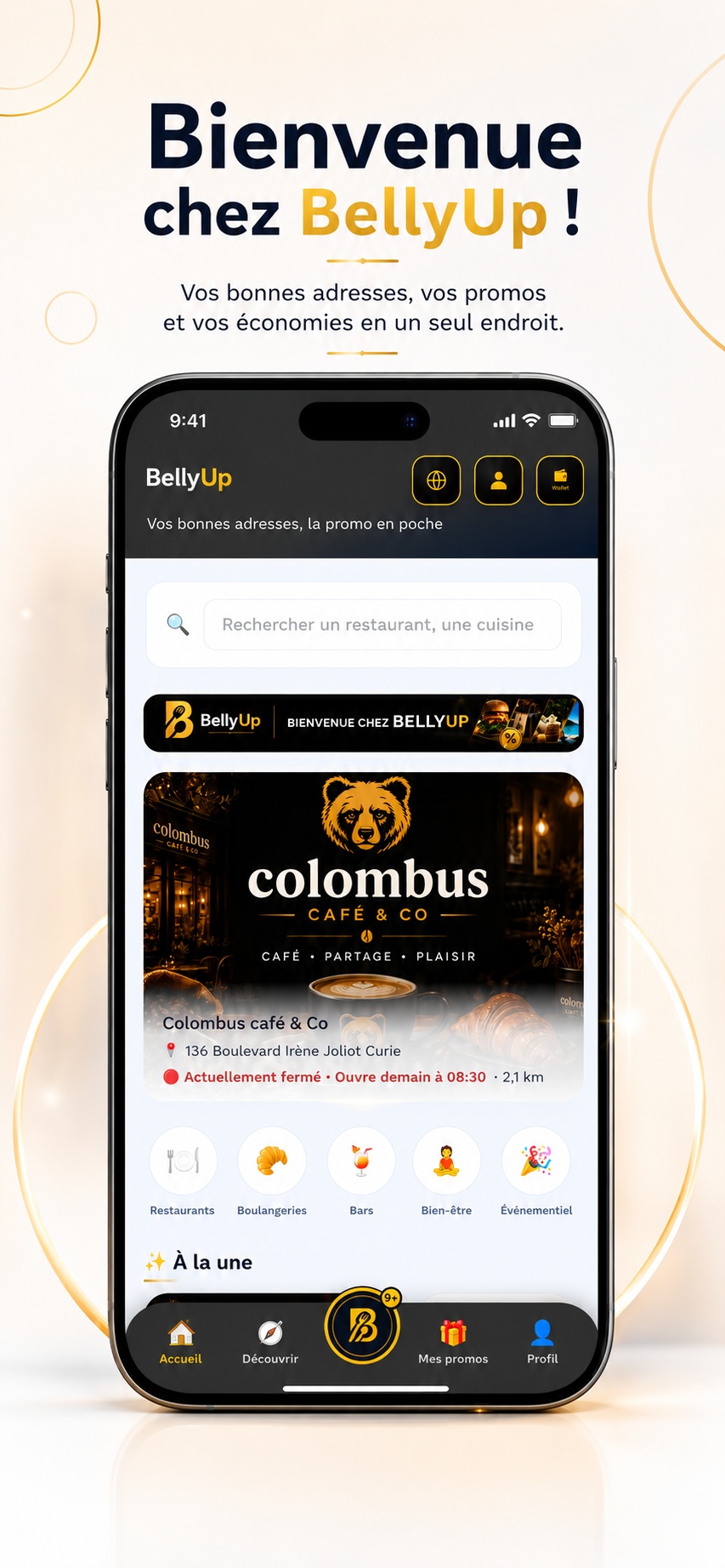 Bienvenue chez BellyUp !